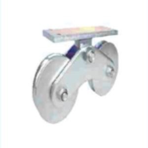 Double Wheel with Drilled Fixing Plate
